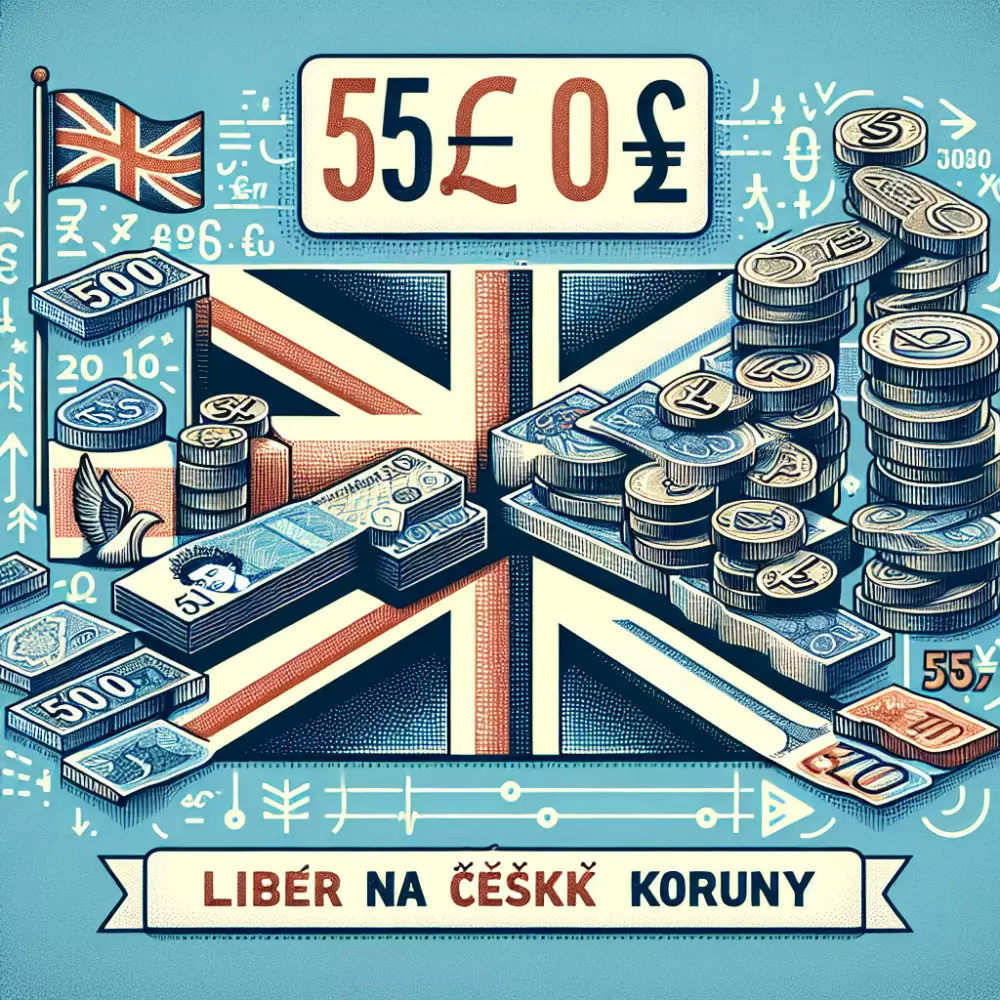 50 liber to czk